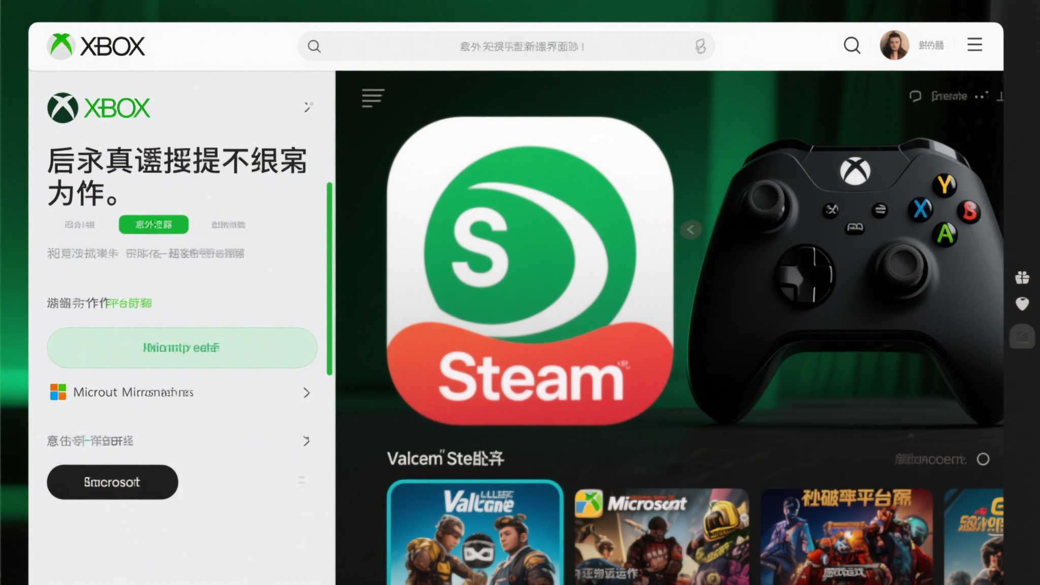 Xbox界面惊现Steam集成迹象,是否即将官宣? Xbox界面惊现Steam集成迹象,是否即将官宣?